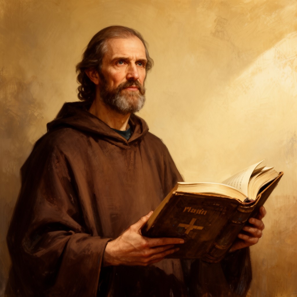 AI-generated illustration of John Cassian