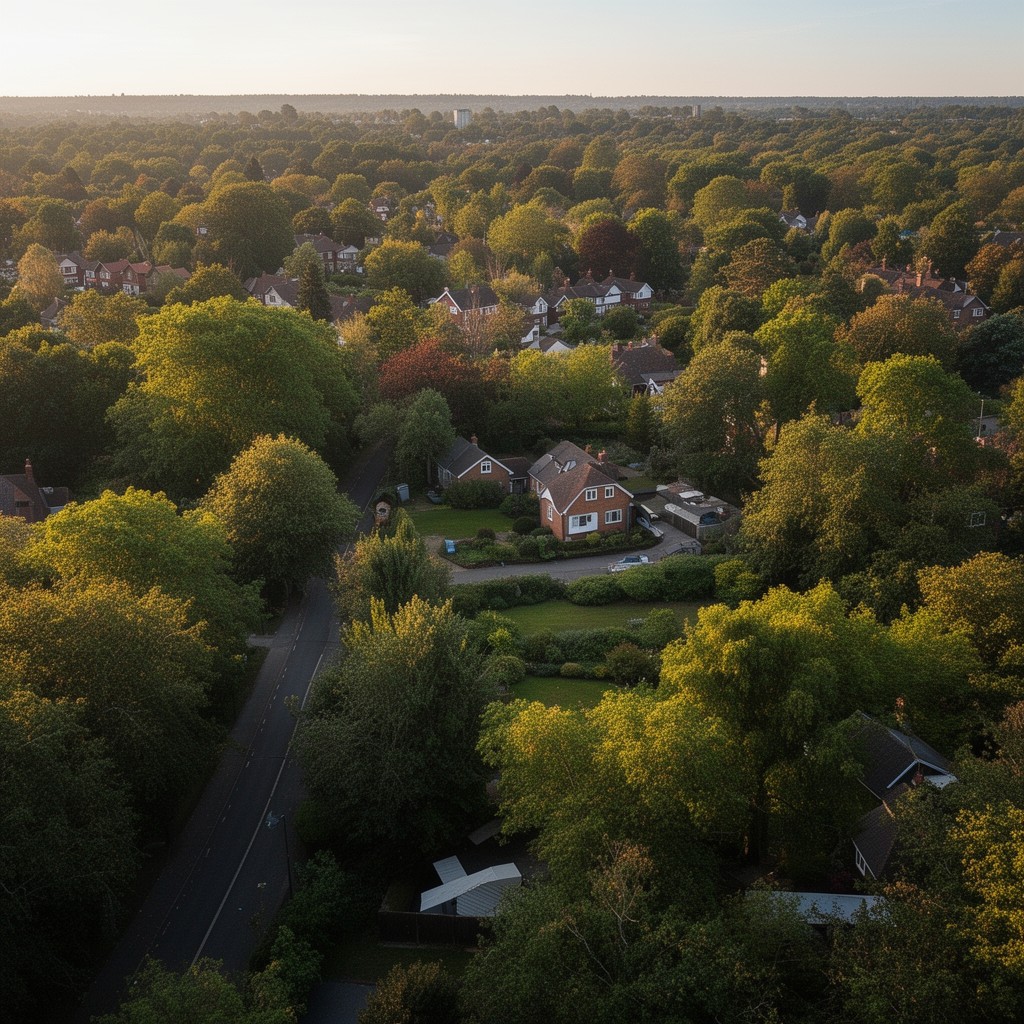 AI-generated illustration of Petts Wood