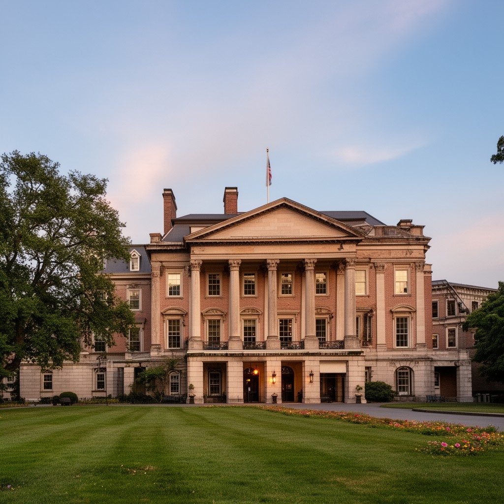 AI-generated illustration of Executive Mansion, Albany, New York, United States