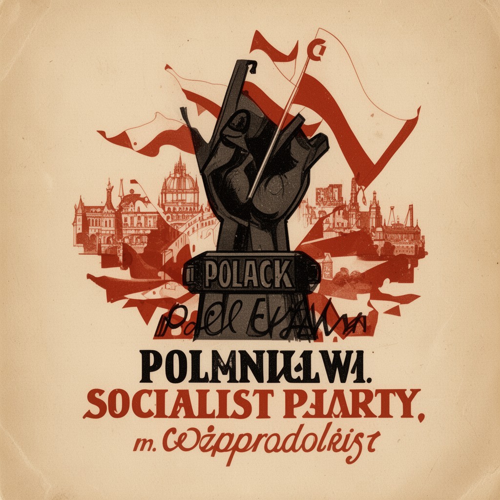 AI-generated illustration of Polish Socialist Party