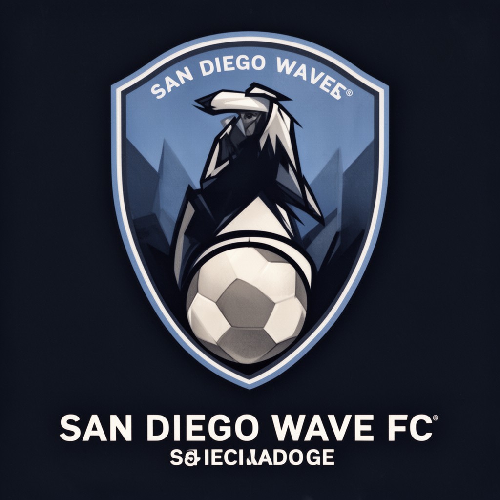 AI-generated illustration of San Diego Wave FC