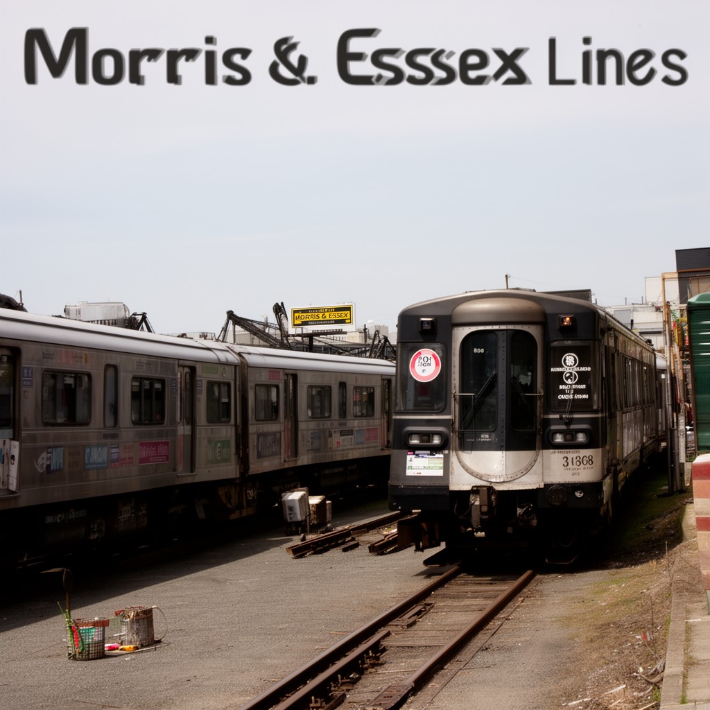 AI-generated illustration of Morris & Essex Lines