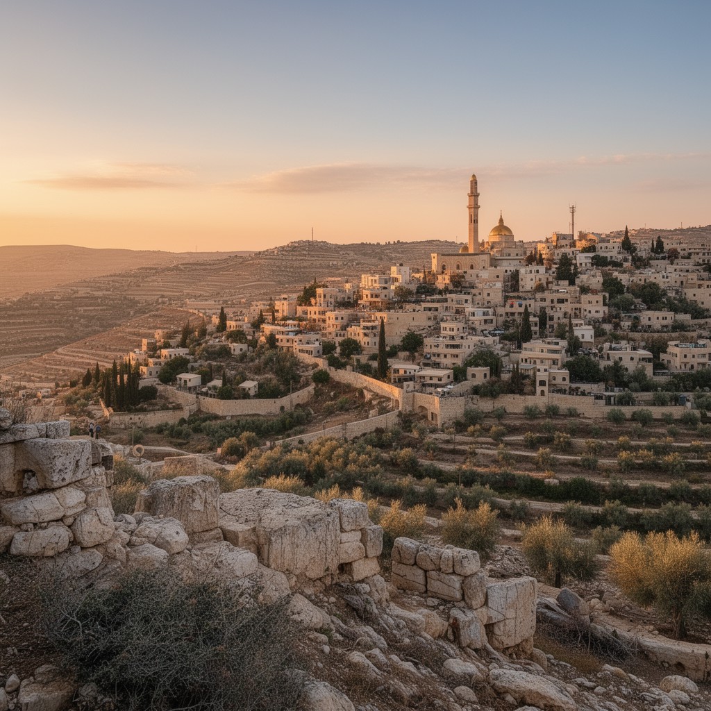 AI-generated illustration of Beit Jala