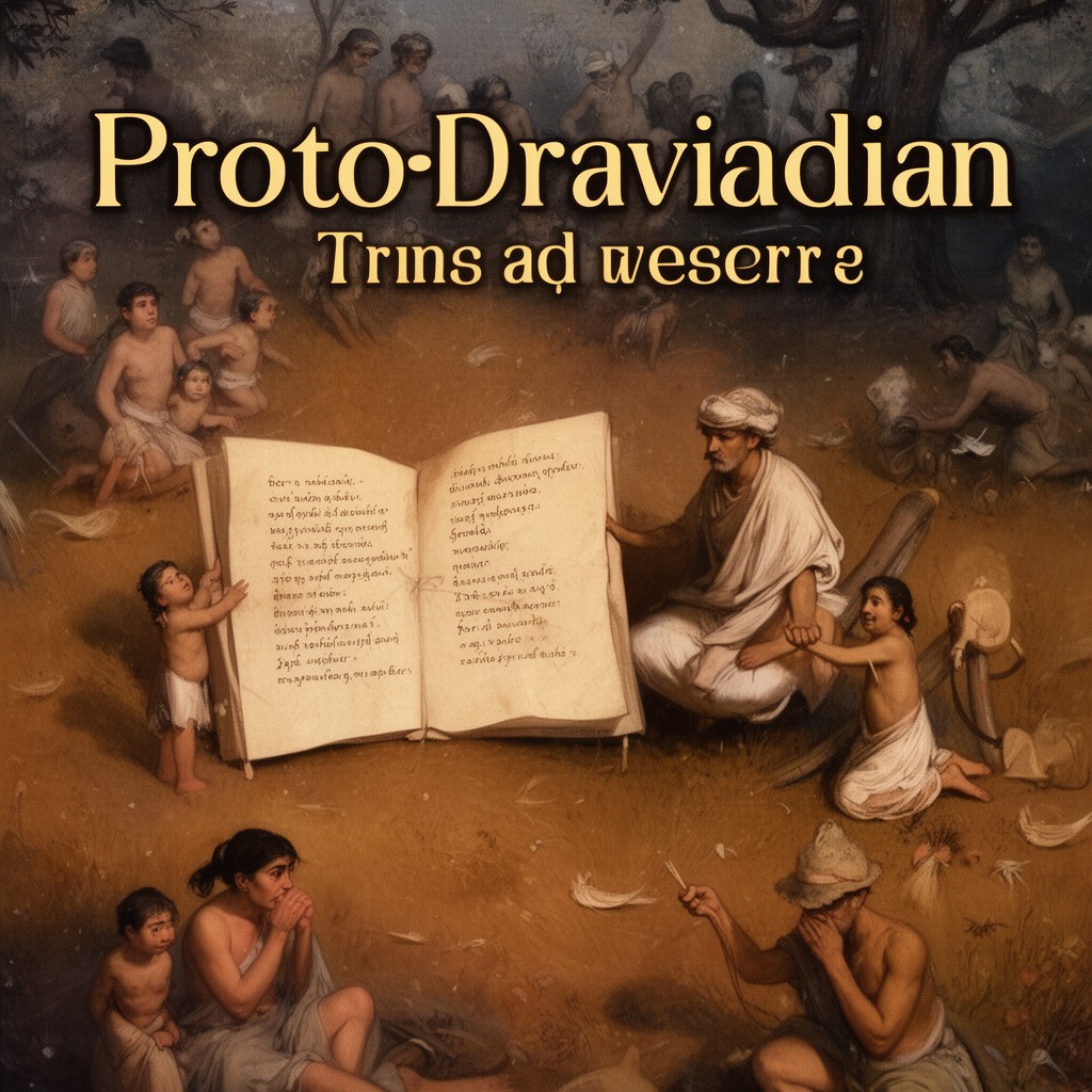 AI-generated illustration of Proto-Dravidian