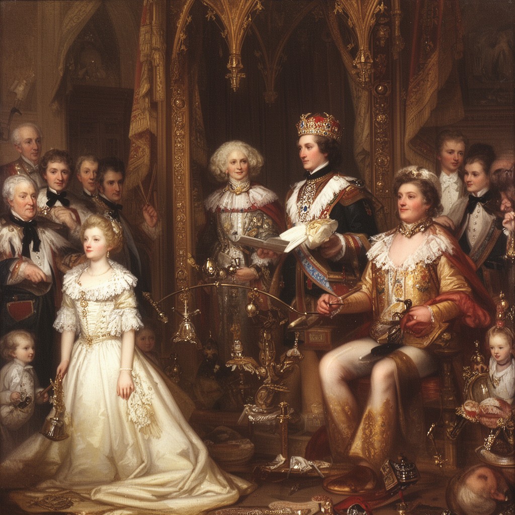 AI-generated illustration of Coronation of William IV