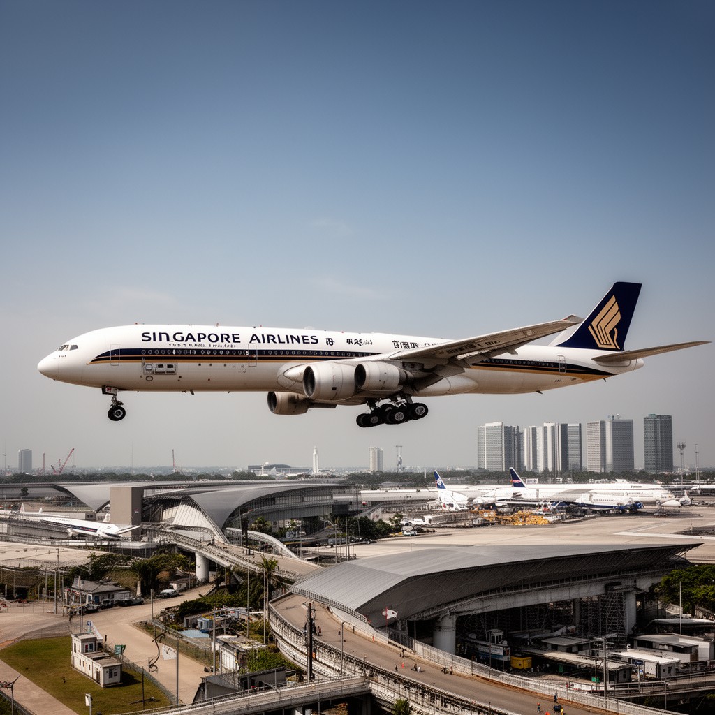 AI-generated illustration of Singapore Airlines