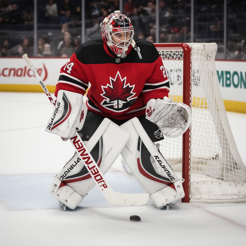 AI-generated illustration of Marc-André Fleury