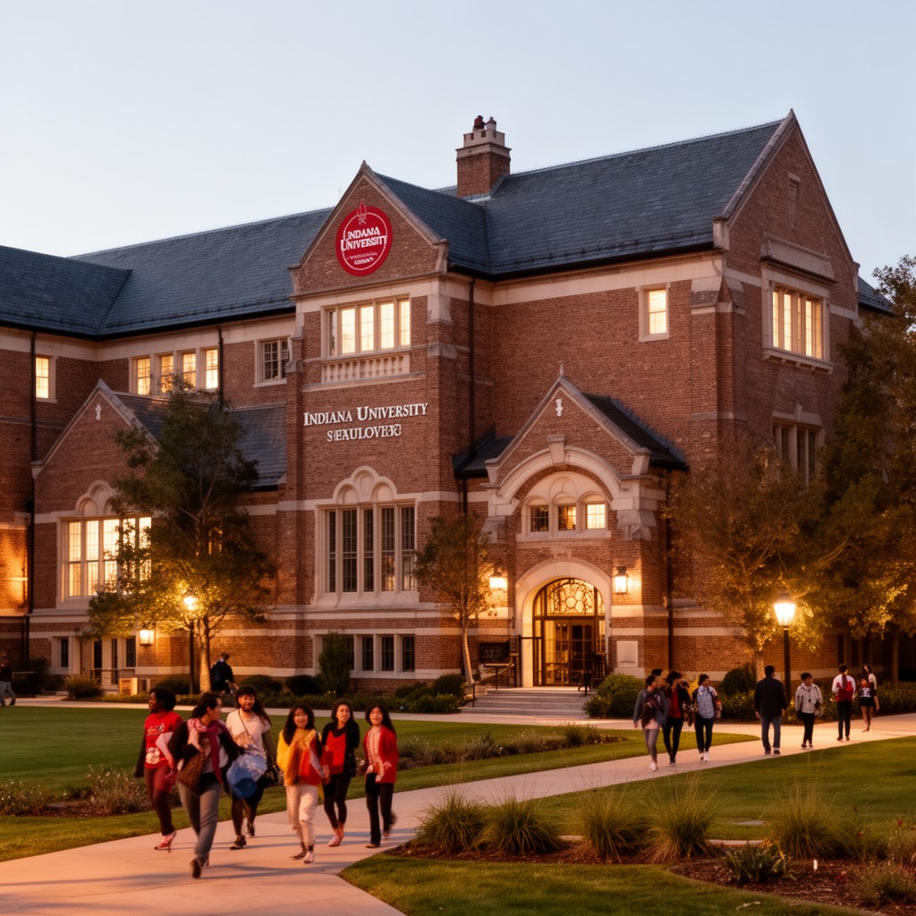 AI-generated illustration of Indiana University