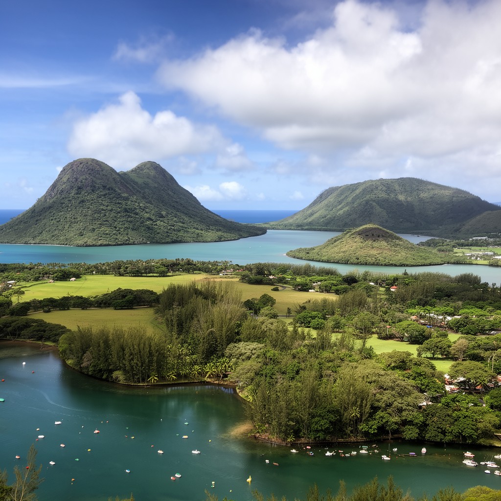 AI-generated illustration of Wallis and Futuna