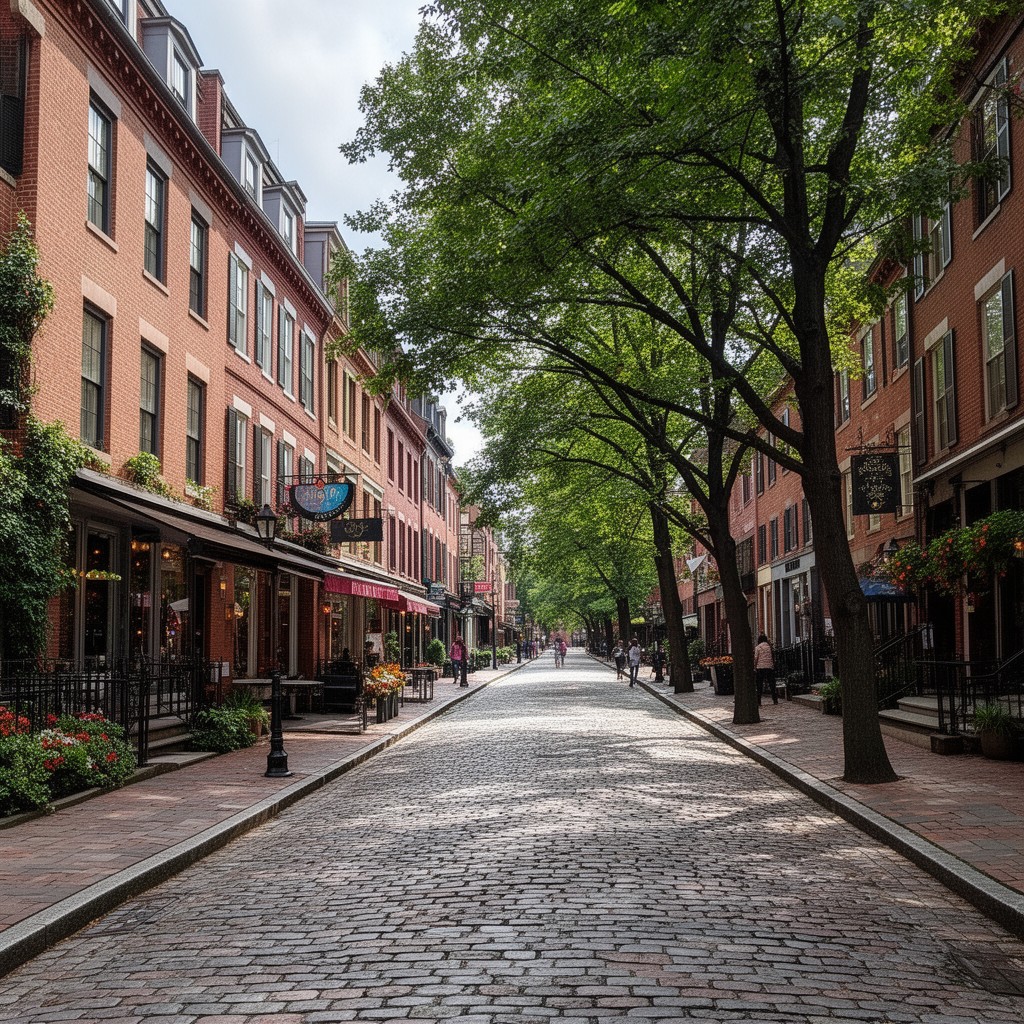 AI-generated illustration of Charles Street