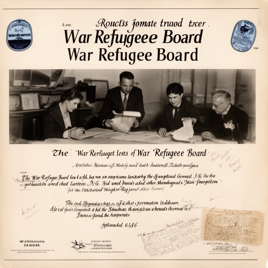 AI-generated illustration of War Refugee Board