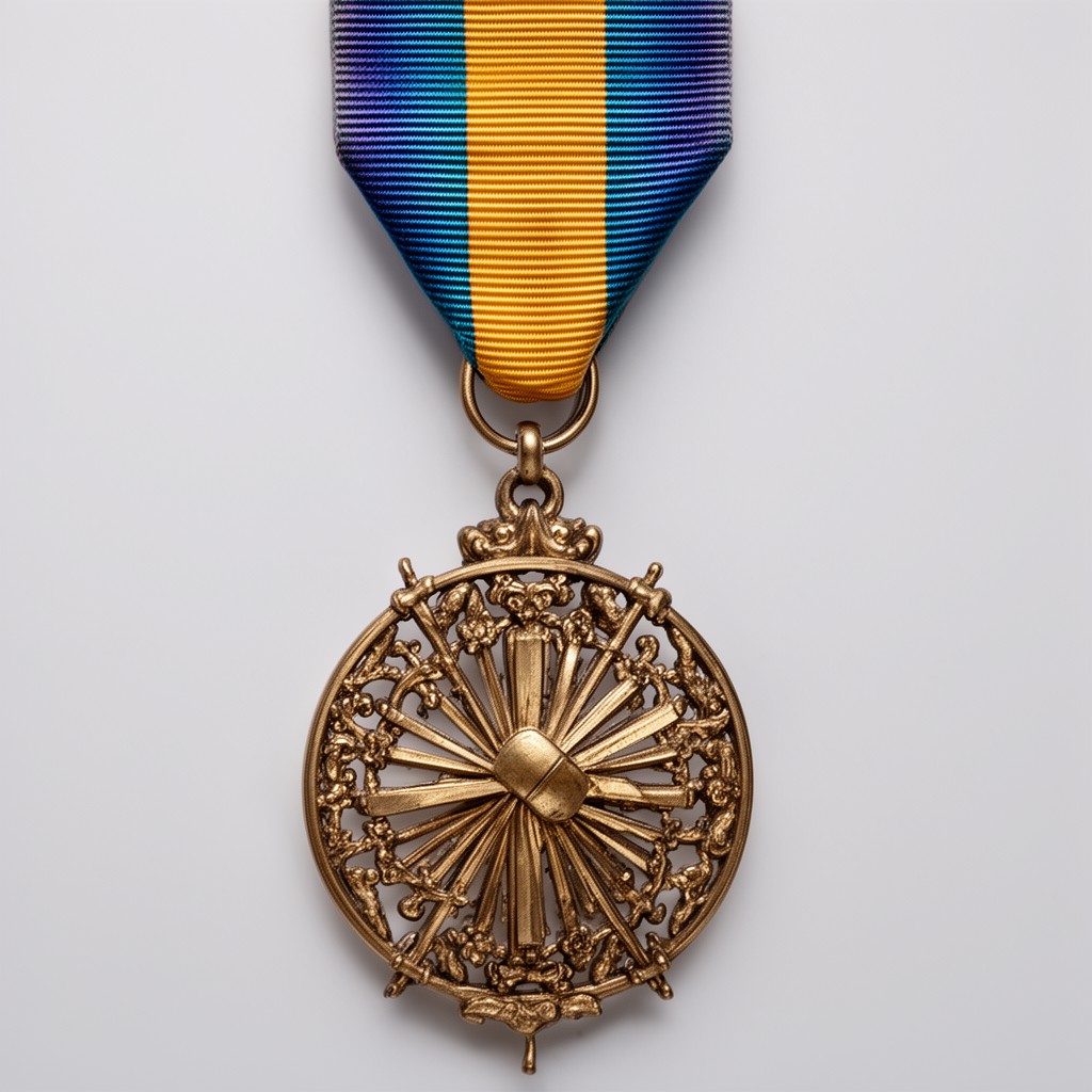 AI-generated illustration of Order Pour le Mérite for Sciences and Arts