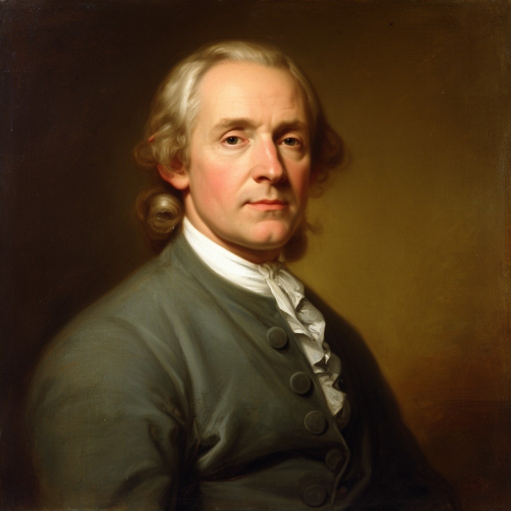 AI-generated illustration of Johann Georg Hamann