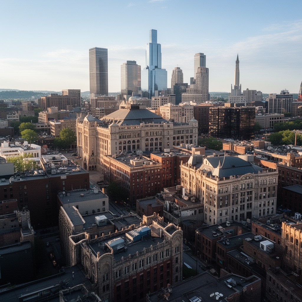 AI-generated illustration of Saint Paul, Minnesota, United States