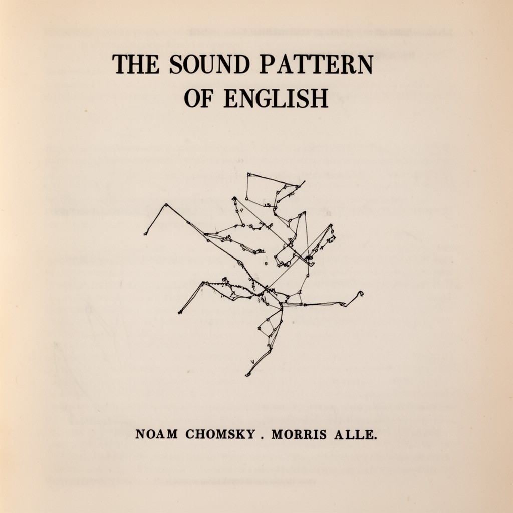 AI-generated illustration of The Sound Pattern of English
