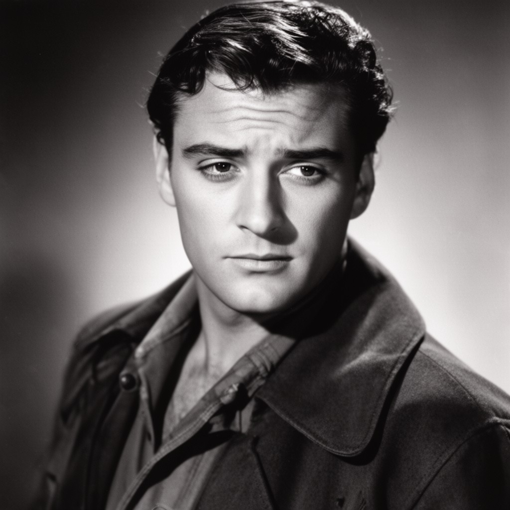 AI-generated illustration of Errol Flynn