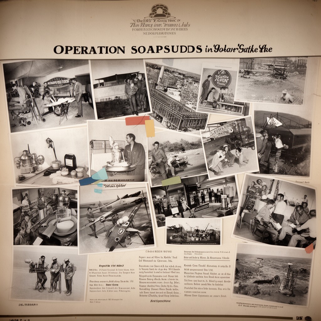 AI-generated illustration of Operation Soapsuds
