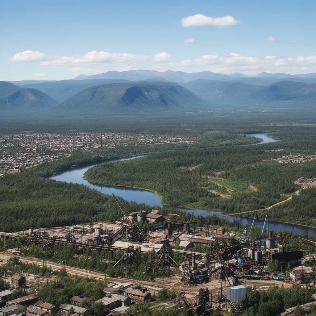 AI-generated illustration of Ural region