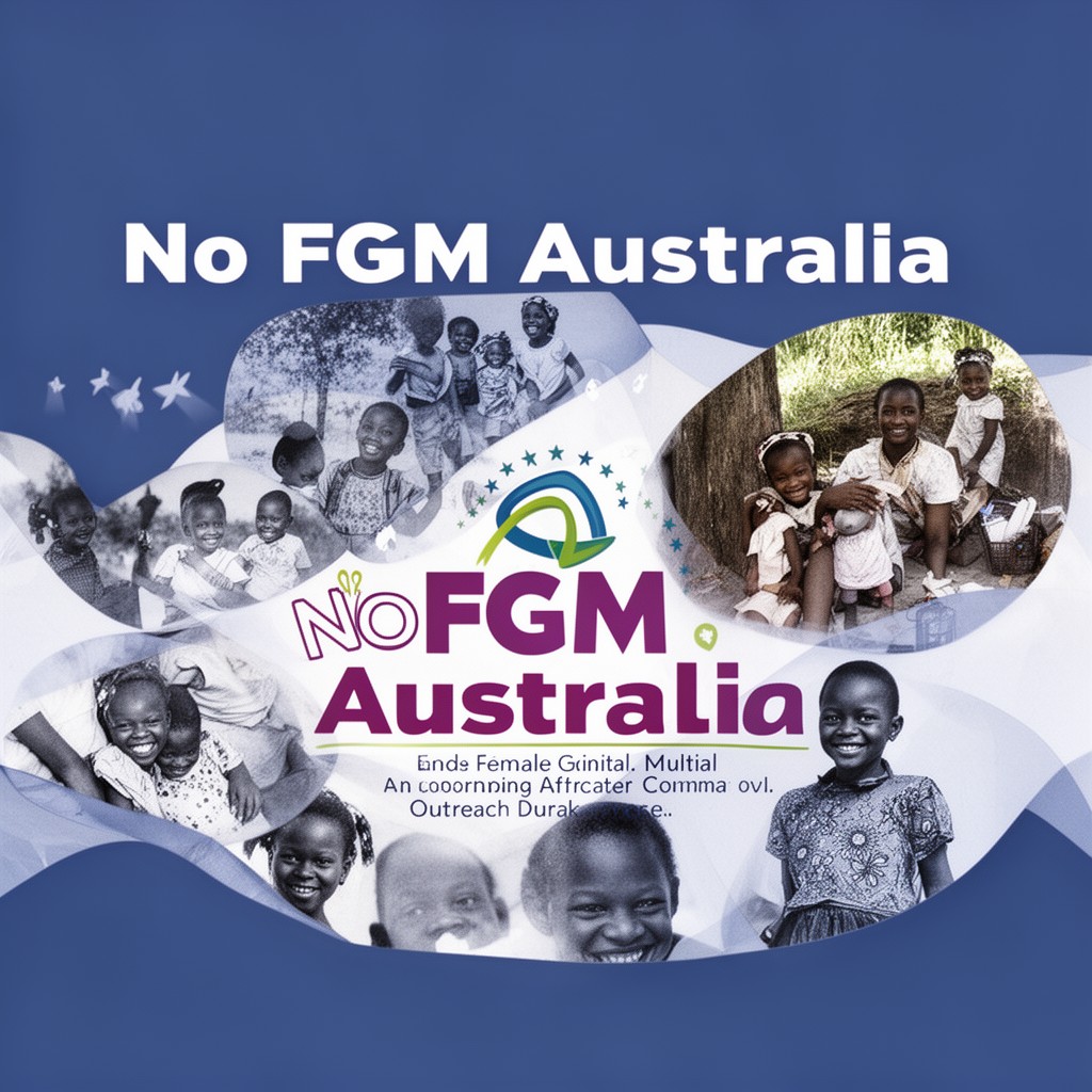 AI-generated illustration of No FGM Australia