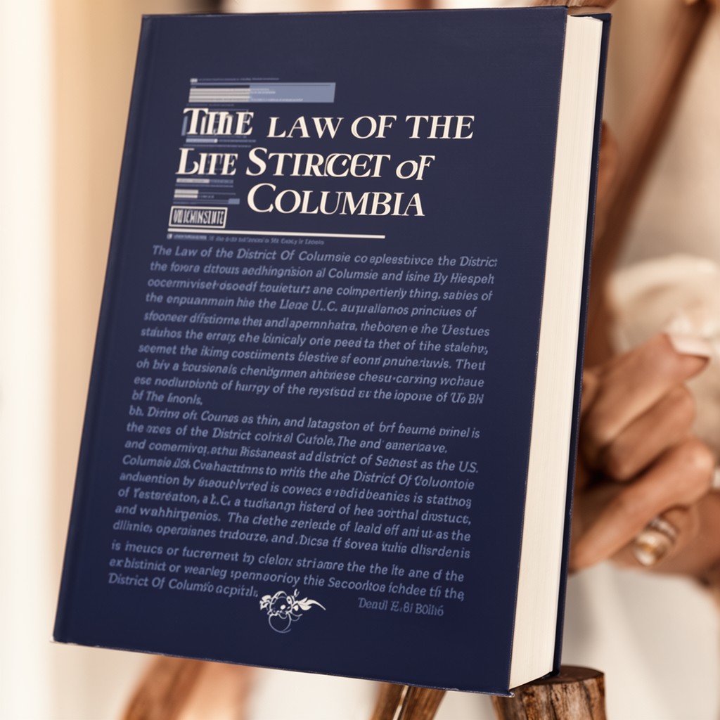 AI-generated illustration of Law of the District of Columbia