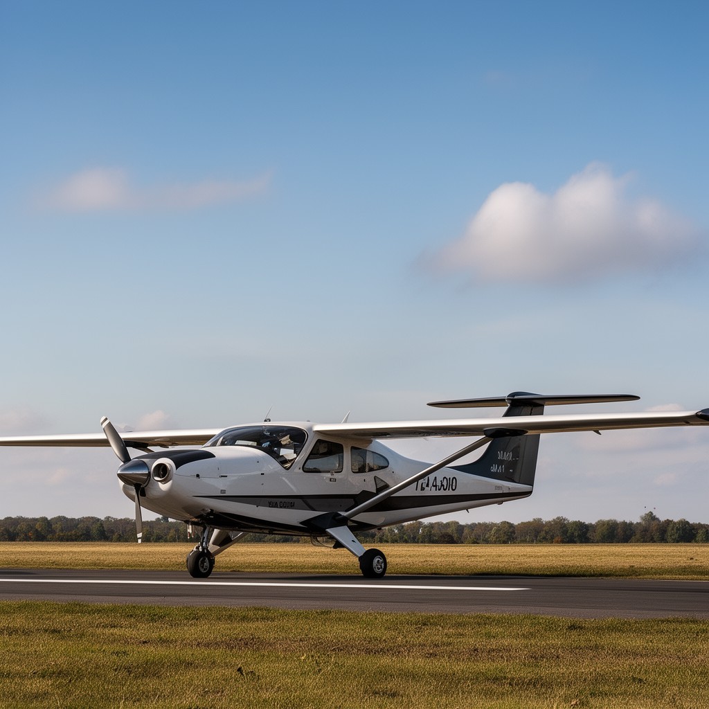 AI-generated illustration of Tecnam P2012 Traveller