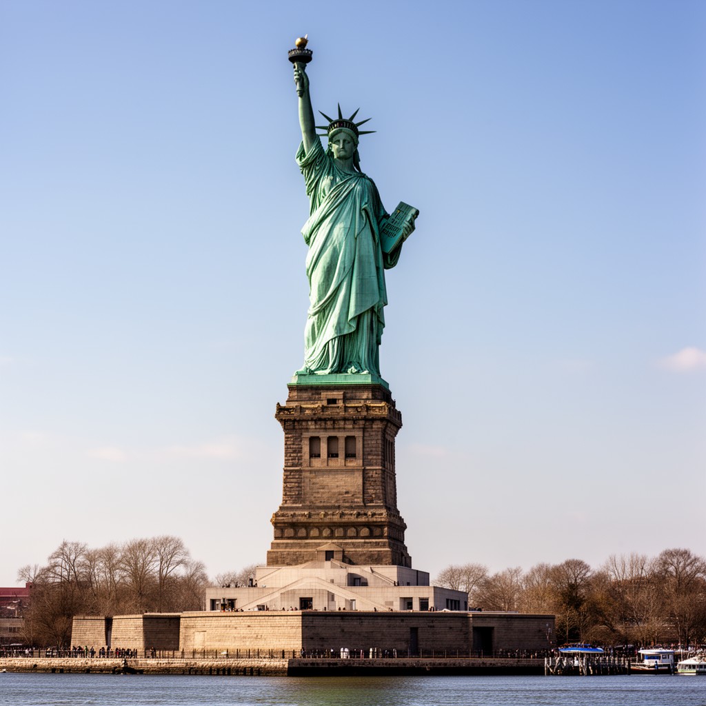 AI-generated illustration of Statue of Liberty National Monument
