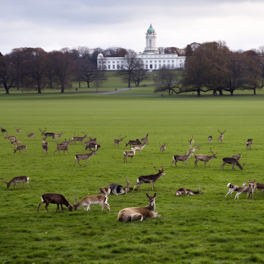 AI-generated illustration of Phoenix Park