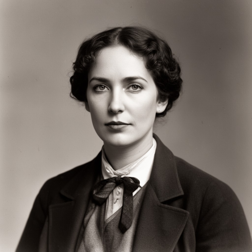AI-generated illustration of Emma Weyer