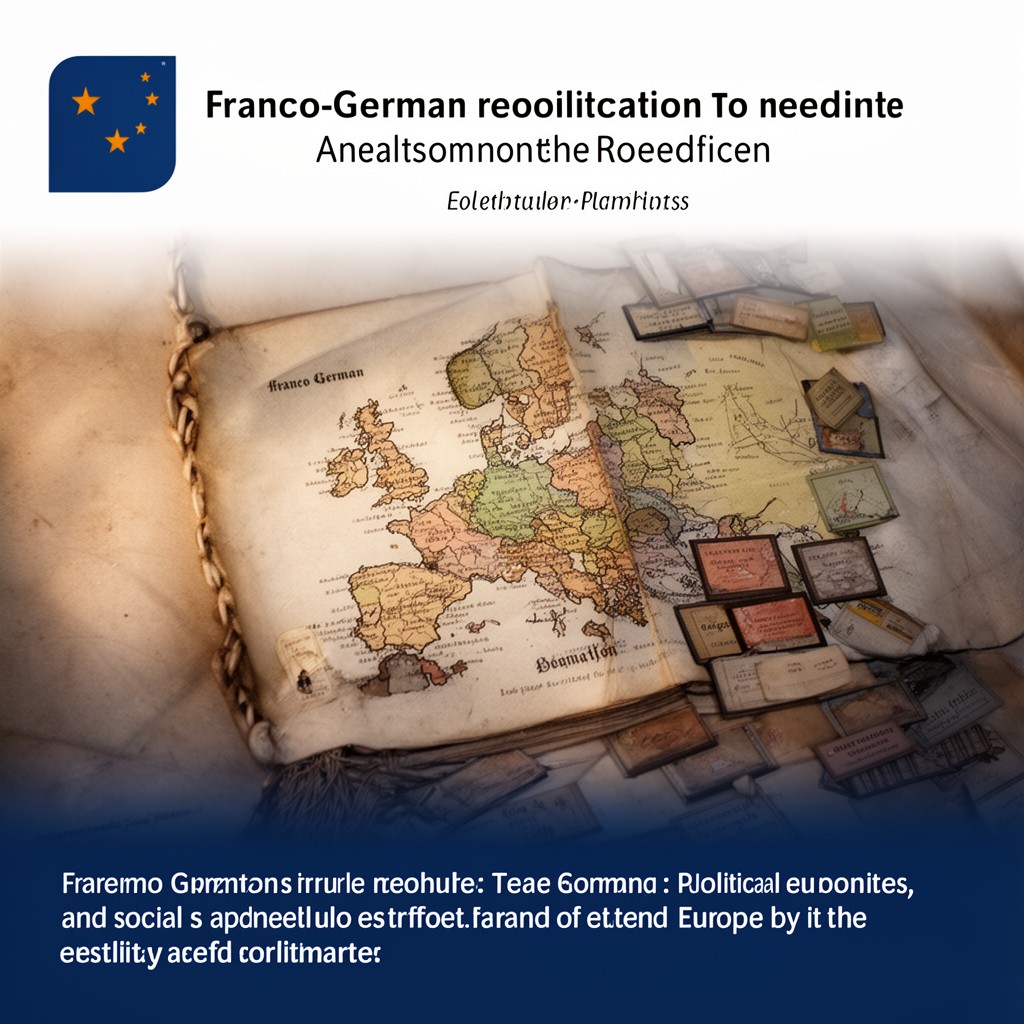 AI-generated illustration of Franco-German reconciliation