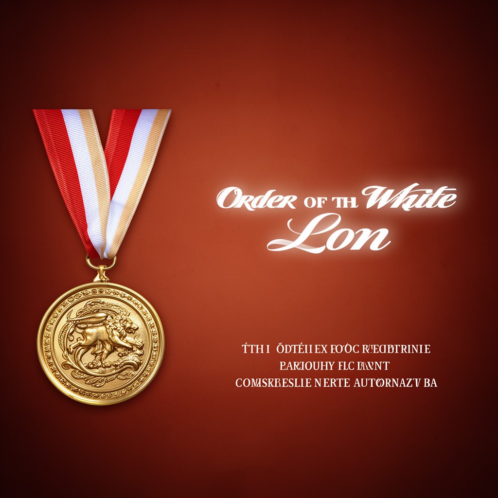 AI-generated illustration of Order of the White Lion