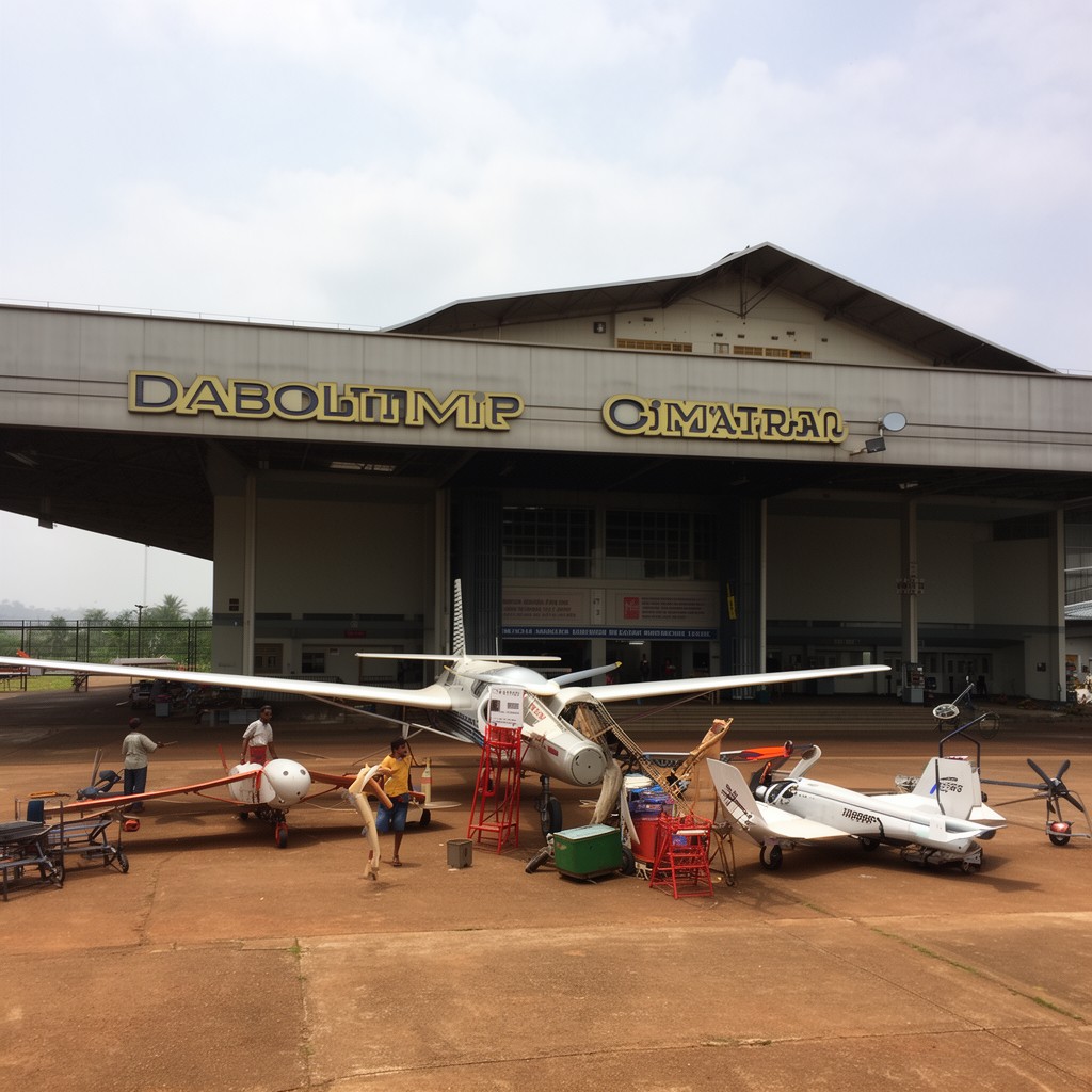 AI-generated illustration of Dabolim Airport