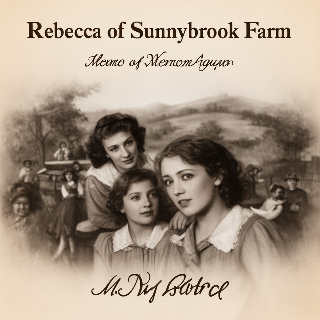 AI-generated illustration of Rebecca of Sunnybrook Farm (1917 film)