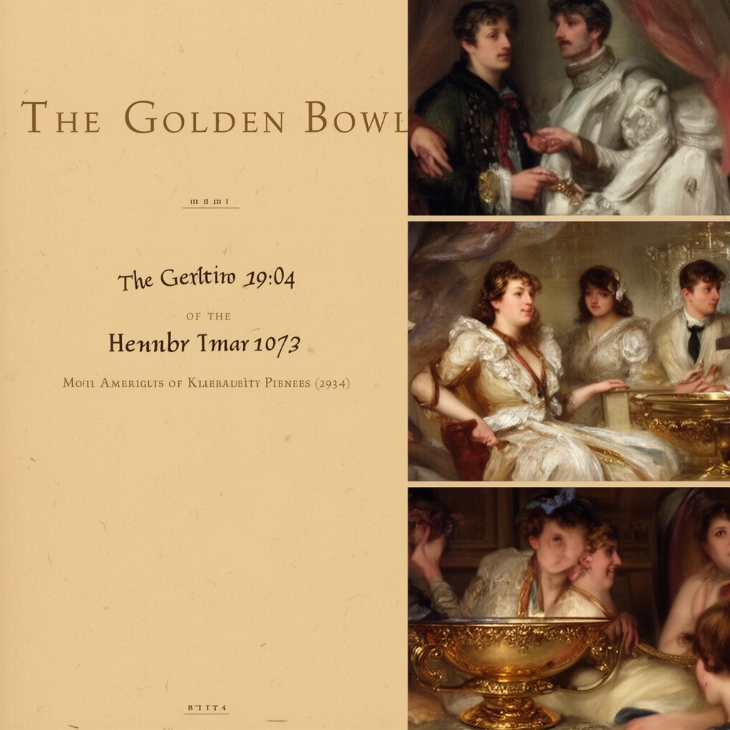 AI-generated illustration of The Golden Bowl