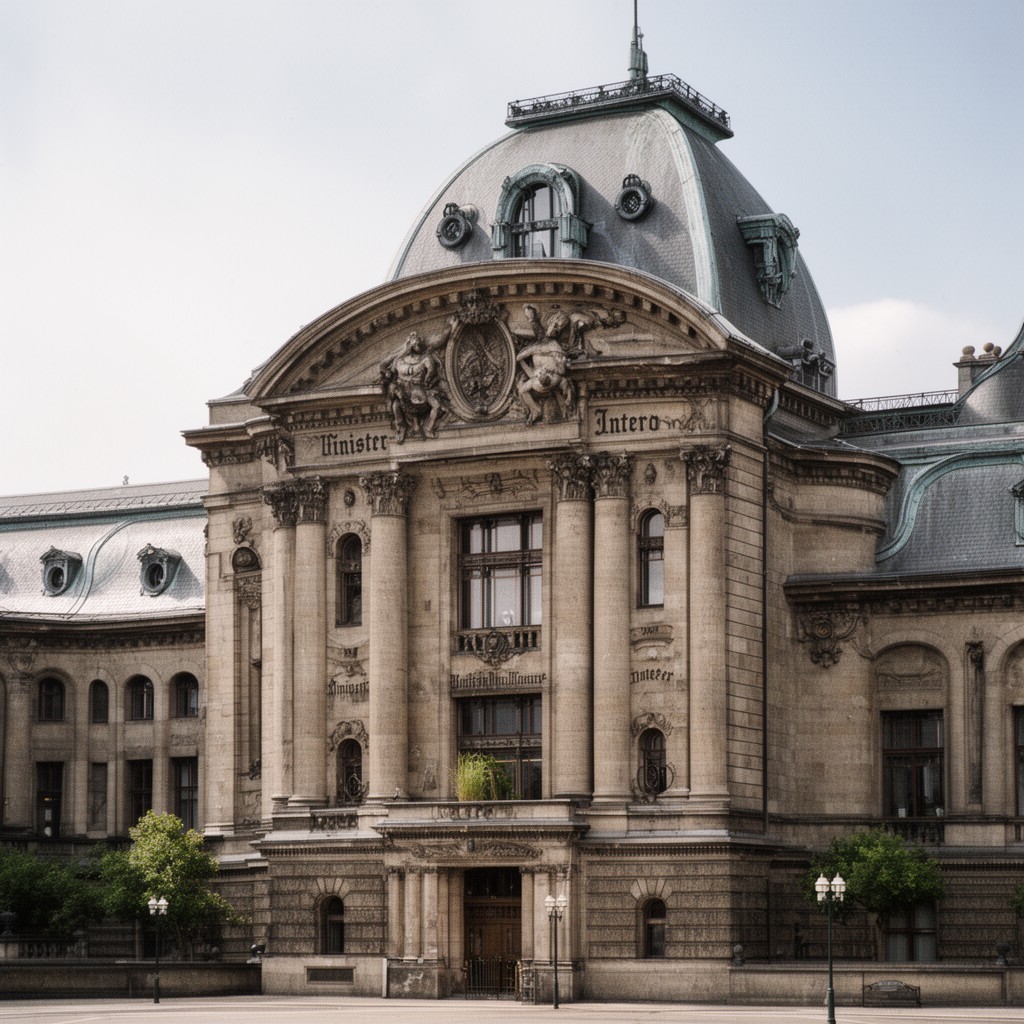 AI-generated illustration of Ministry of the Interior of the Weimar Republic