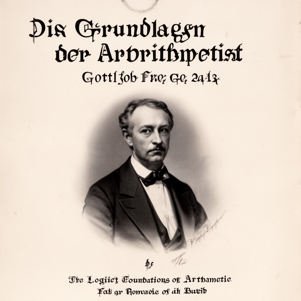 AI-generated illustration of Die Grundlagen der Arithmetik