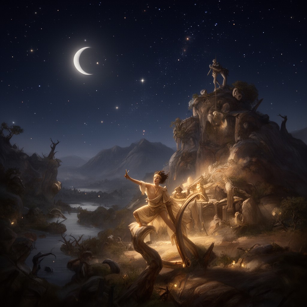 AI-generated illustration of Hesperus