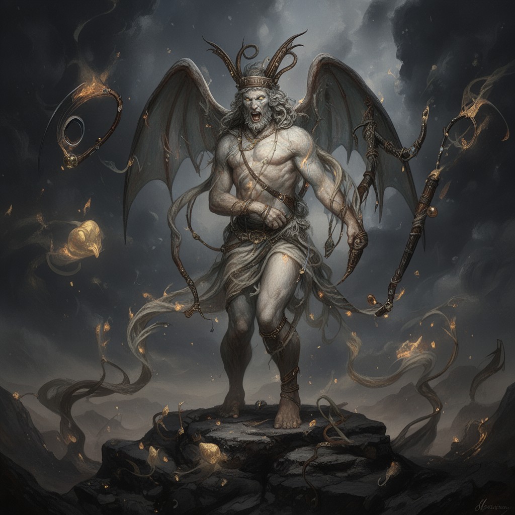 AI-generated illustration of Psychopompos