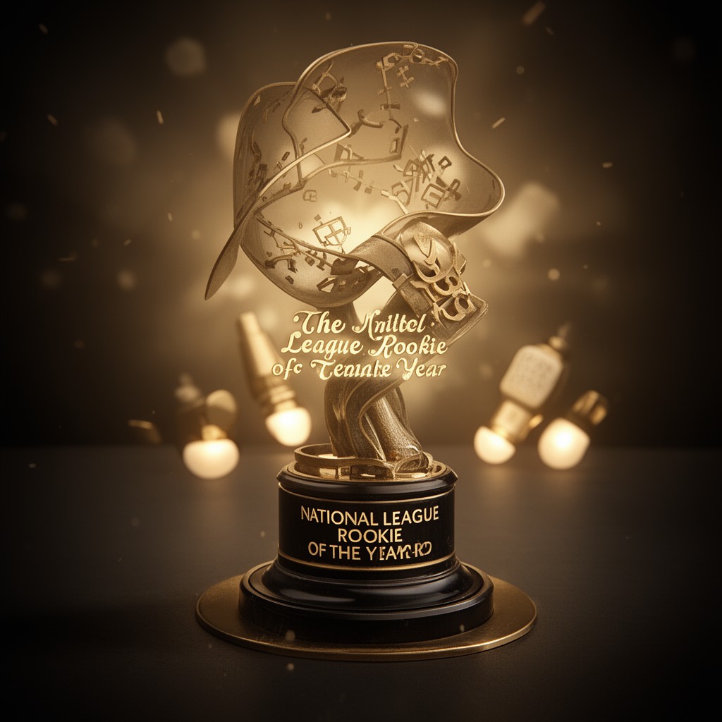 AI-generated illustration of National League Rookie of the Year Award