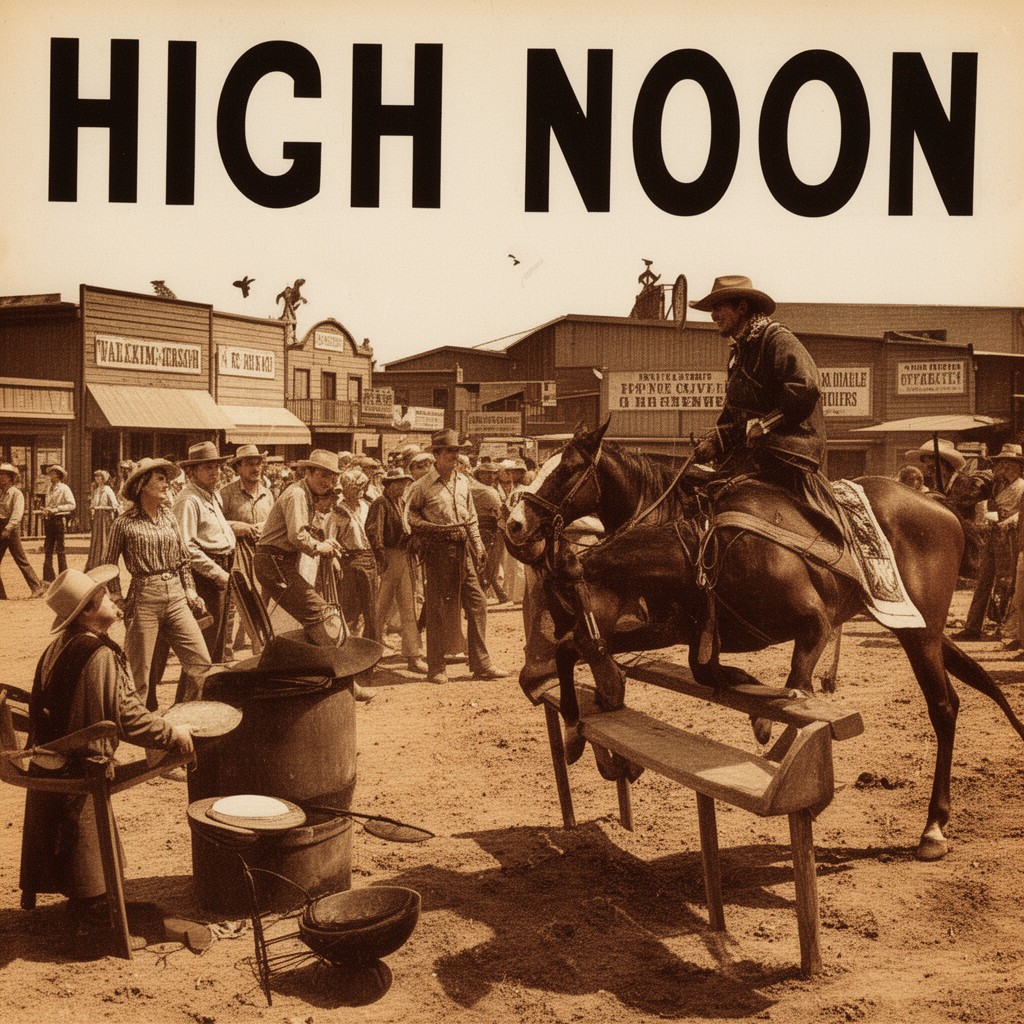 AI-generated illustration of High Noon