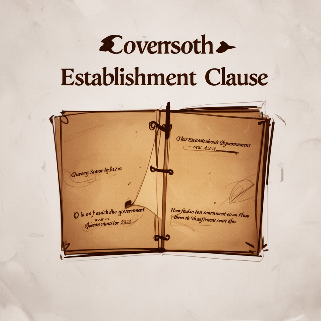 AI-generated illustration of Establishment Clause