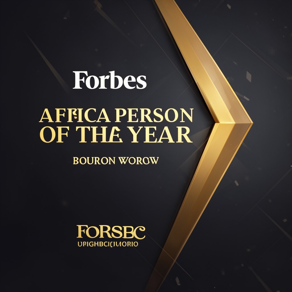 AI-generated illustration of Forbes Africa Person of the Year
