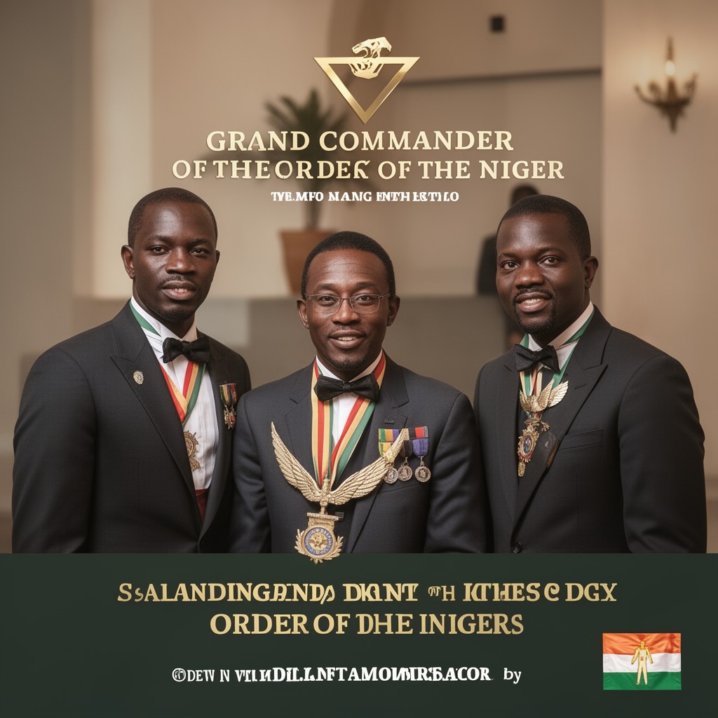AI-generated illustration of Grand Commander of the Order of the Niger