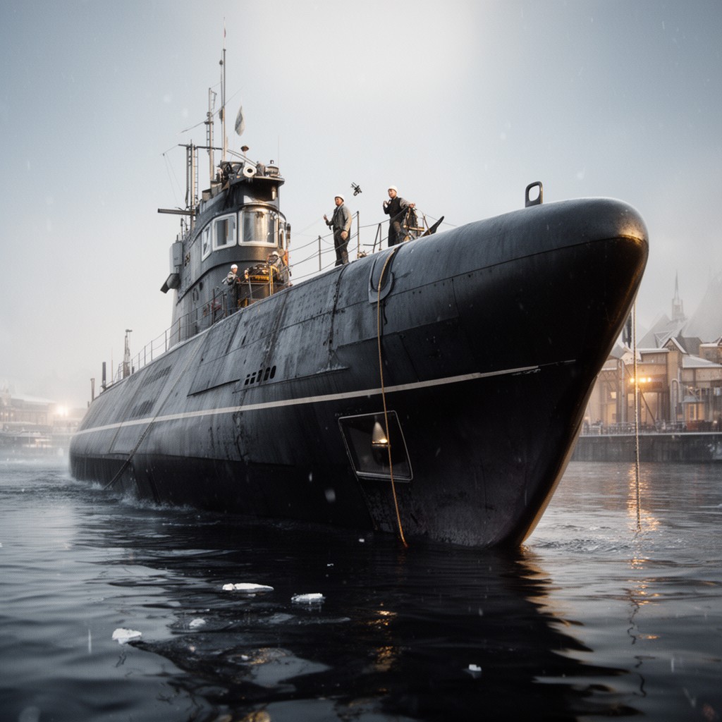 AI-generated illustration of USS Nautilus