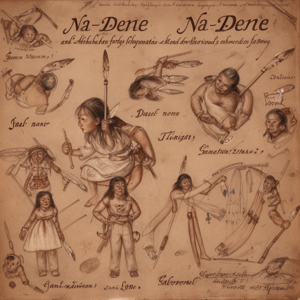 AI-generated illustration of Na-Dene
