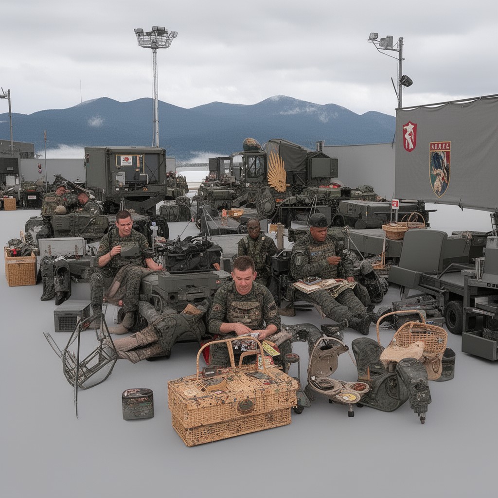AI-generated illustration of U.S. Marine Corps Forces Command
