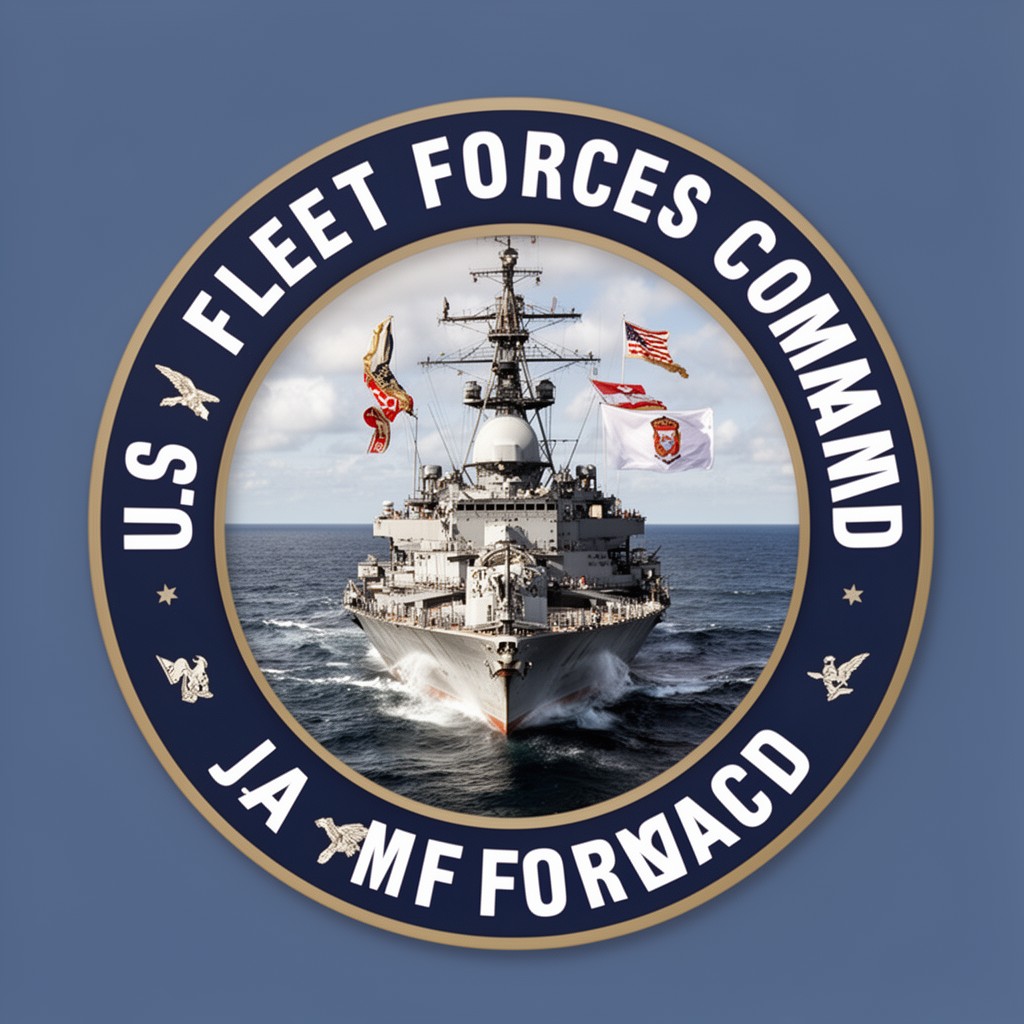 AI-generated illustration of U.S. Fleet Forces Command
