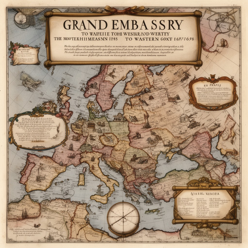 AI-generated illustration of Grand Embassy to Western Europe