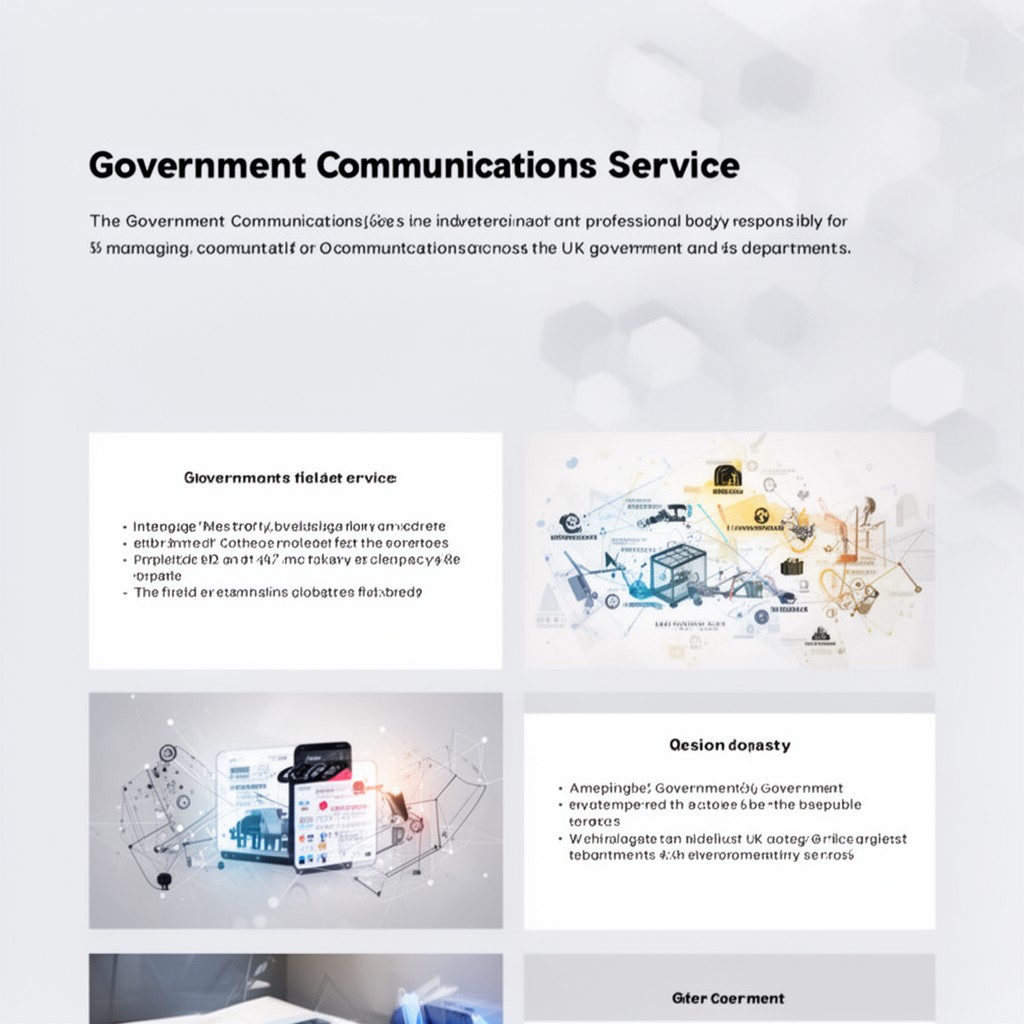 AI-generated illustration of Government Communications Service