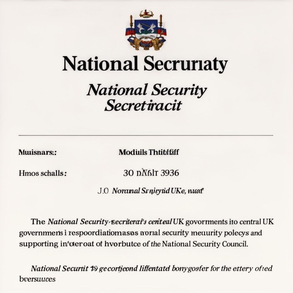 AI-generated illustration of National Security Secretariat