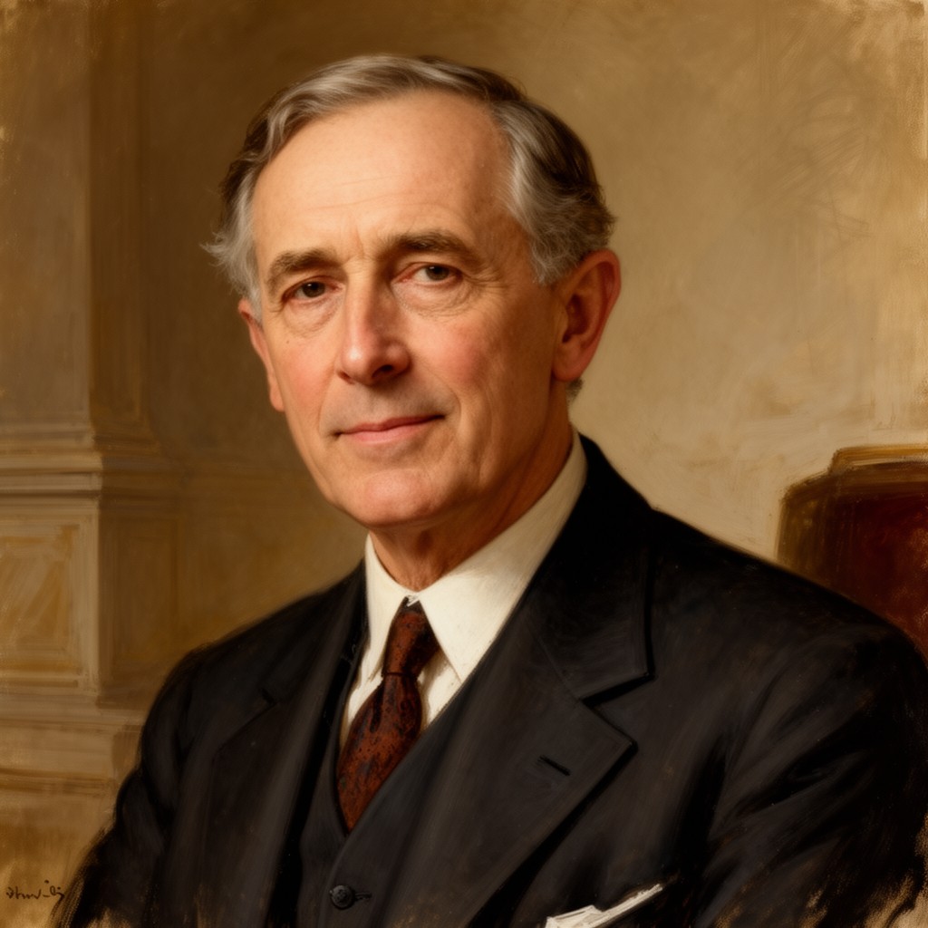 AI-generated illustration of Henry Bacon